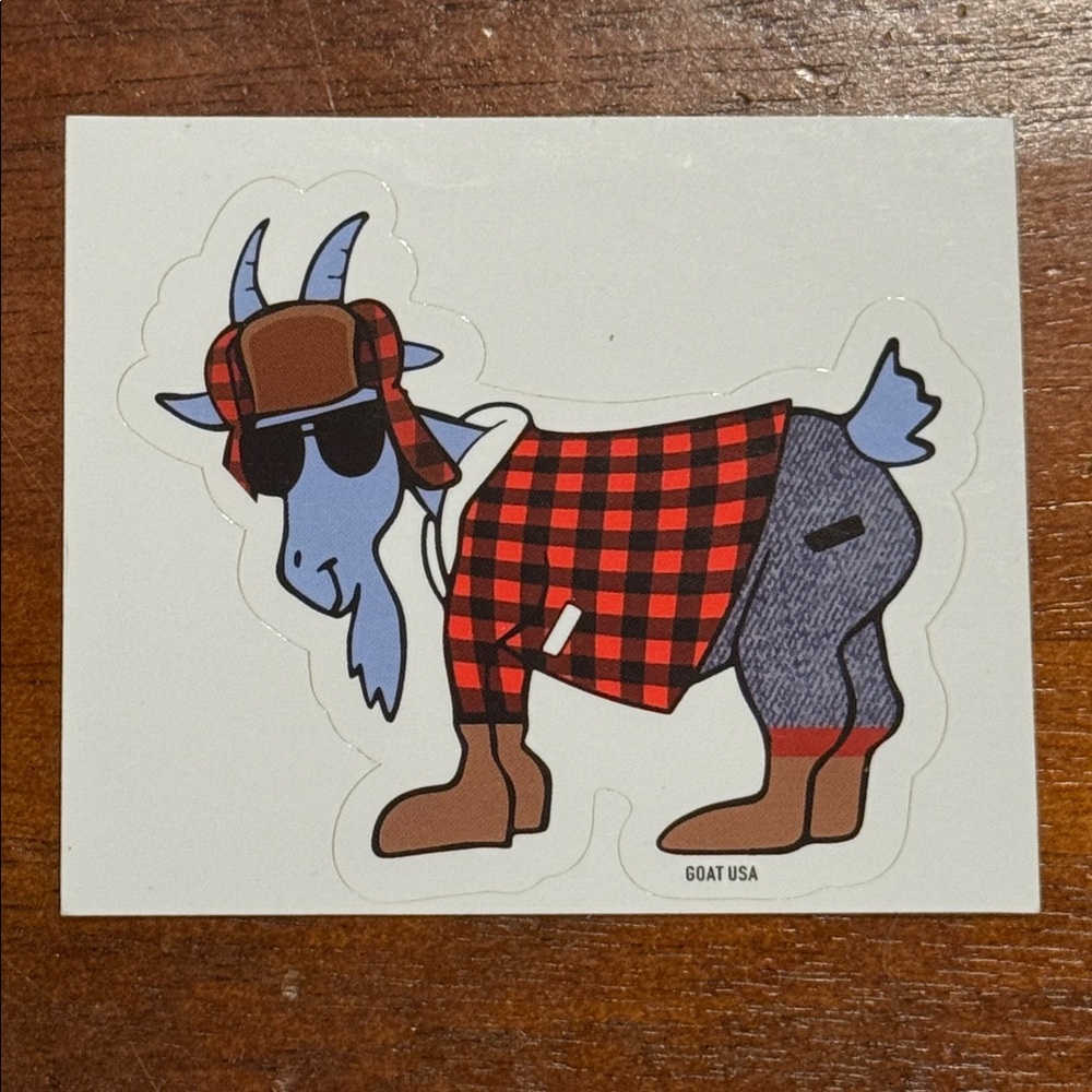 GOAT USA Sticker RARE HTF